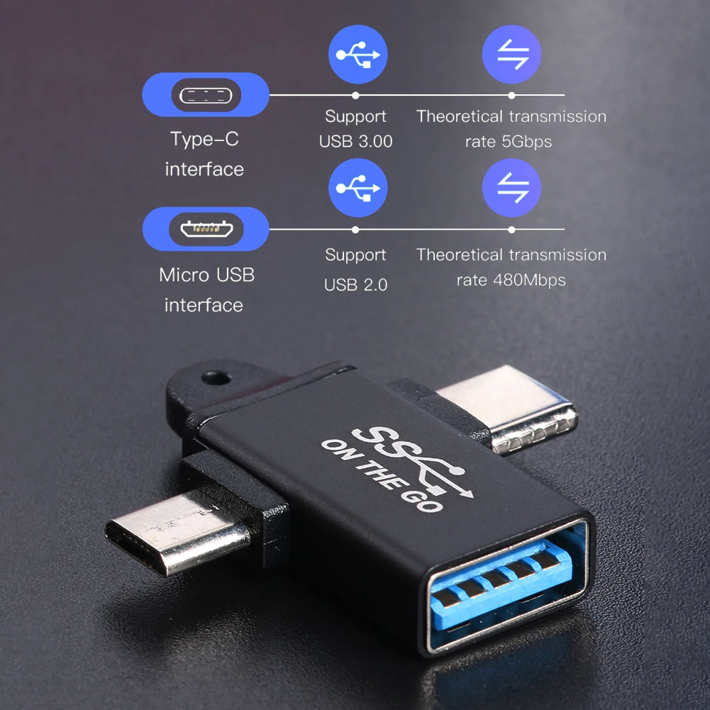 

USB 3.0 Cable Adapter Type C USB-C Converter Type-C Household Computer Accessories for Macbook Huawei Samsung