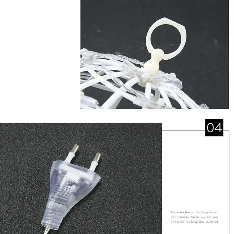 

SOLLED 20CM LED String Light Ball Style Night Light Outdoor Waterproof Lamp for Street Decoration