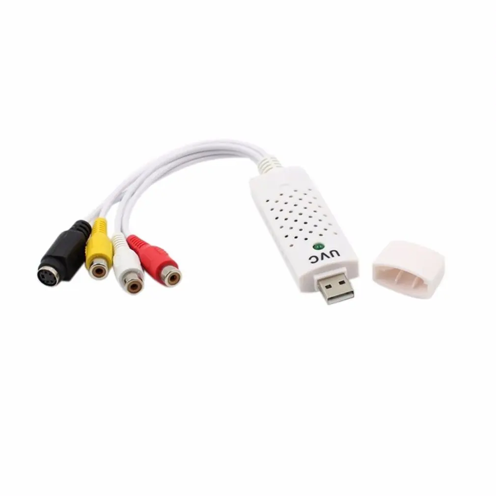 Изысканный Дизайн Прочный Usb Easycap 2 0 Аудио ТВ Видео Vhs на Dvd ПК Hdd конвертер адаптер