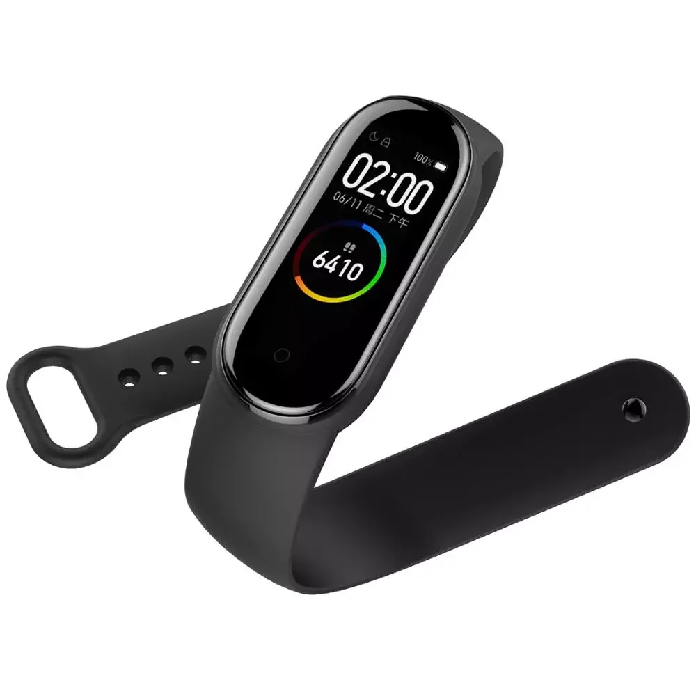 Ремешок сменный для Xiaomi Mi Band 5 6 силиконовый водонепроницаемый браслет из ТПУ Для 4