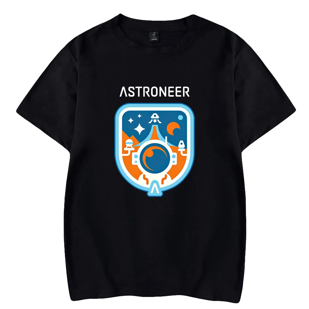 

Модная футболка Astroneer для женщин и мужчин, летние футболки с коротким рукавом, игровая Повседневная Уличная одежда, футболки