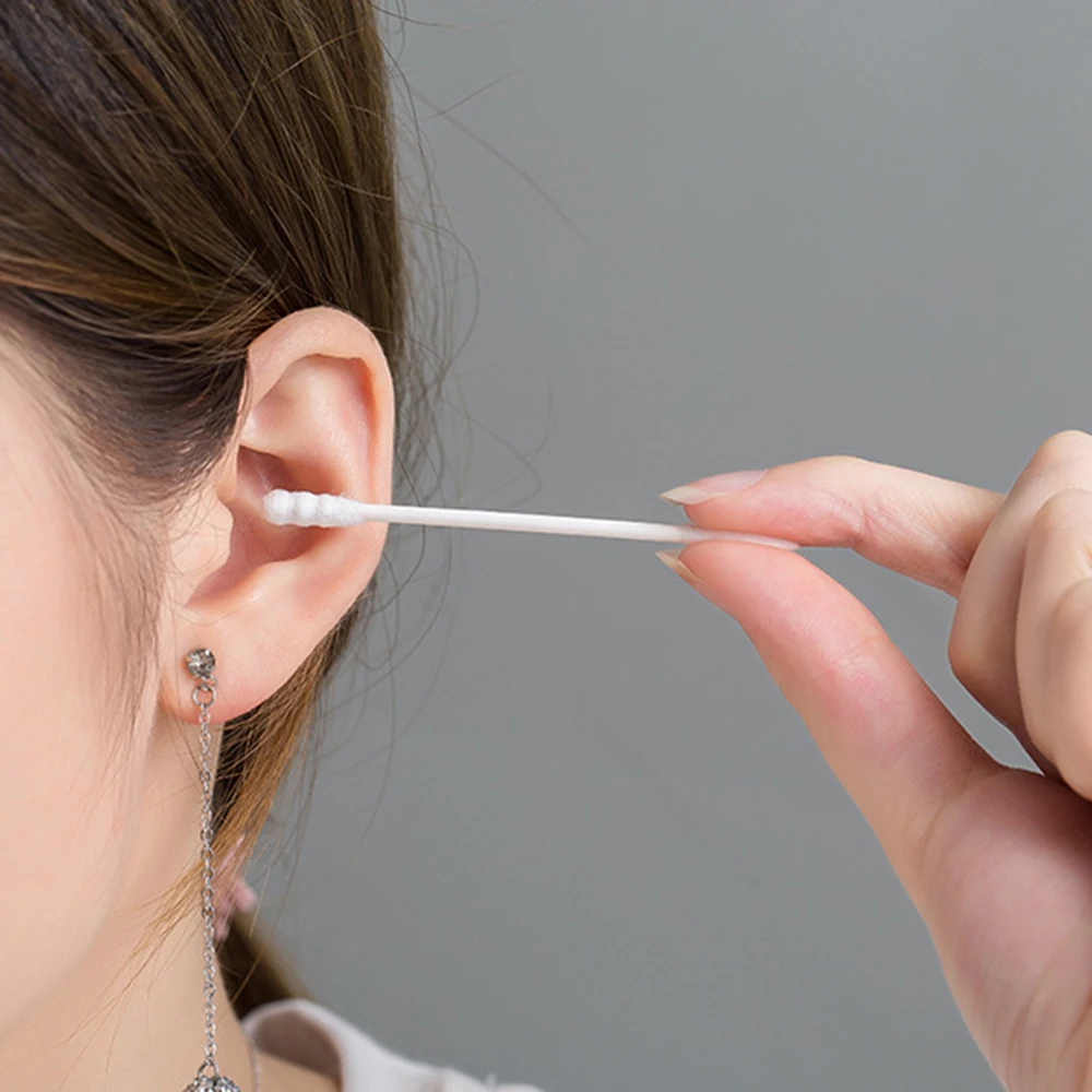 Коробка для чистки зубочисток бытовые хлопковые чистящие палочки с двойной