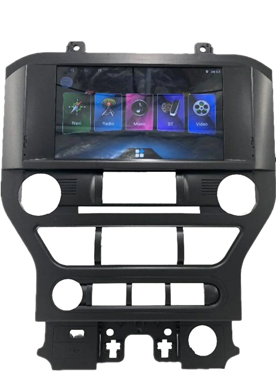 Для автомобильного GPS навигатора Ford Mustang Android плеер Bluetooth сенсорный экран и Wi Fi