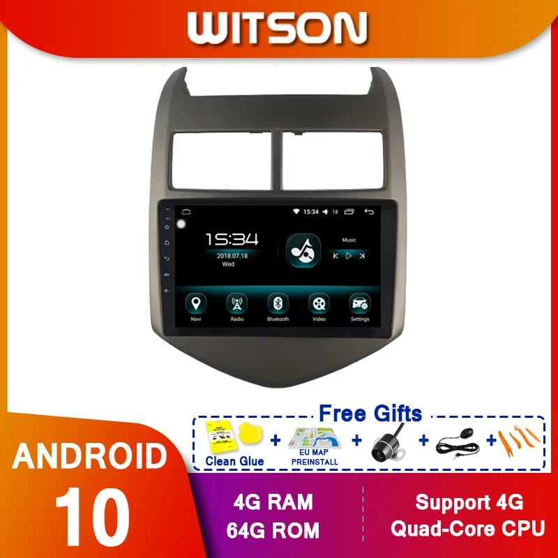 WITSON 9 &quotFULL HD сенсорный экран Android 10 0 Восьмиядерный Автомобильный GPS