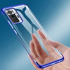 Мягкая задняя крышка с покрытием для Xiaomi Redmi Note 10 Pro 4G 5G Global Phone, оригинальный прозрачный противоударный чехол 10S 10T Carcasa