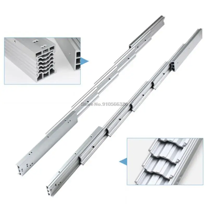 Скрытые направляющие для складного стола алюминиевые телескопические шкафы