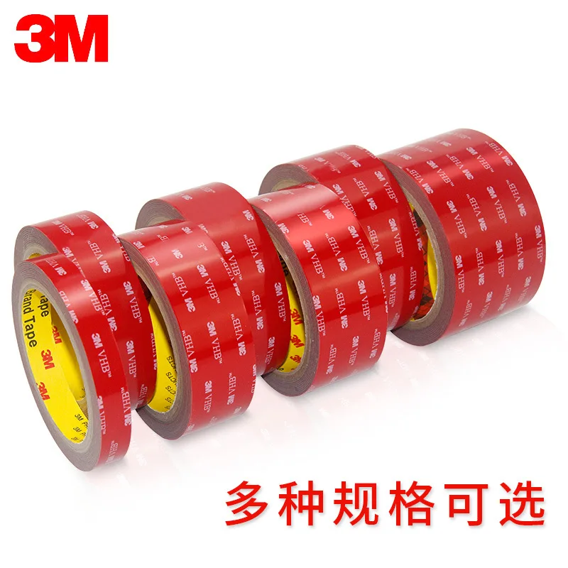 3 м двойной двусторонняя клейкая лента высокой вязкости и высокотемпературная