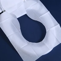 100pcspack disposable toilet seat cover mat portable toilet paper pad for travel camping bathroom accessiories