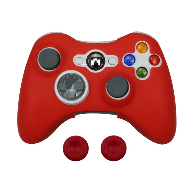 Red ZOMTOP мягкий силиконовый защитный чехол для Xbox 360 контроллер резиновый защитный чехол для Xbox 360 геймпад - Цвет: Red