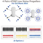 Пропеллеры 4726F легкие, 4 пары, складные, шумовые аксессуары для дрона DJI Mavic Mini 1, 8 шт.