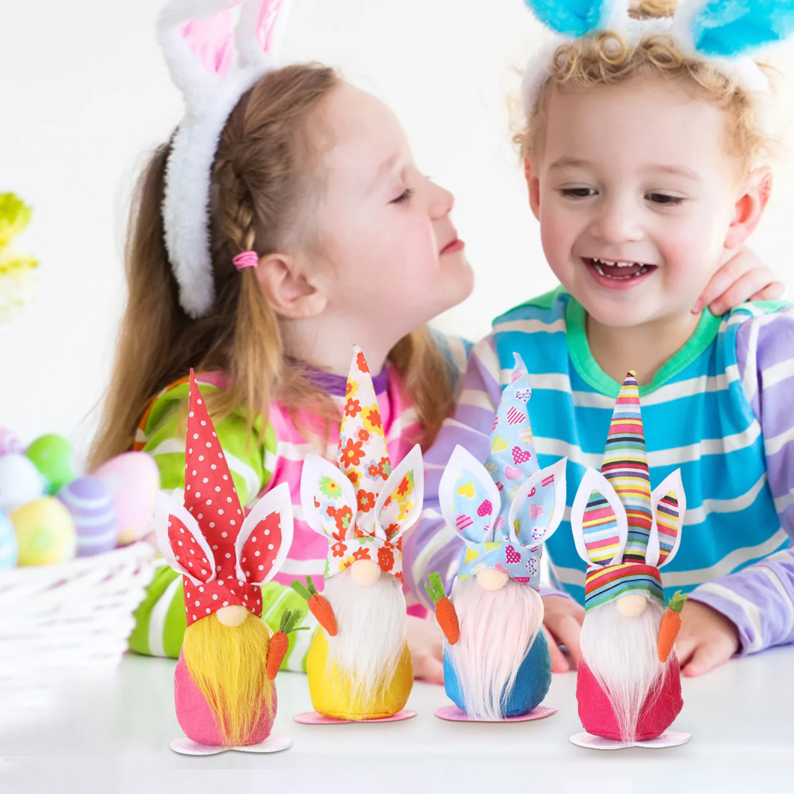 Пасхальный кролик украшение гнома Пасхальная безлицевая кукла пасхальные