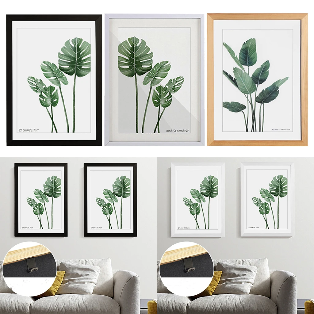 Простая деревянная рамка A3 черно белые цветные рамки для фотографий на стену