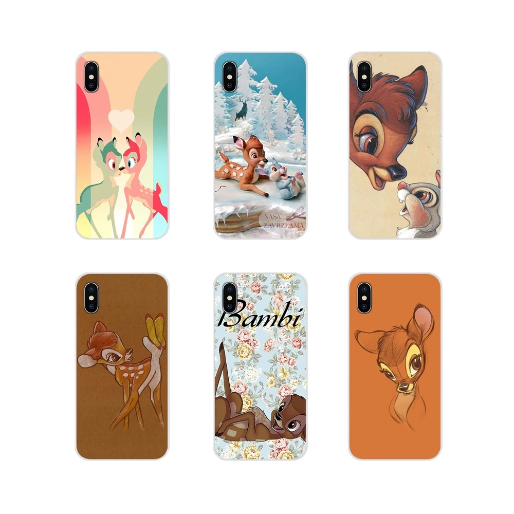 Аксессуары для телефона Чехлы пятнистого оленя футболка с олененком Бэмби Apple