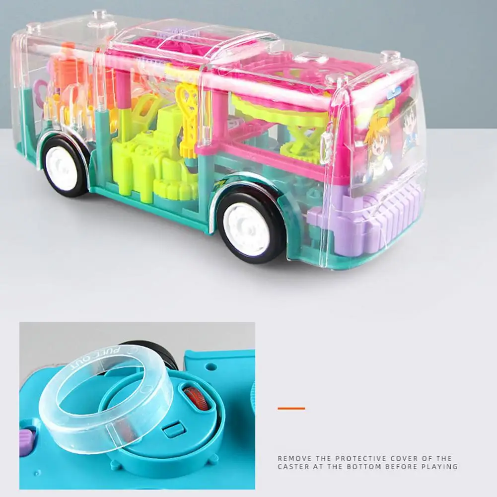 Прозрачная Шестерня s Bus Gear игрушки координация рук и глаз развивающая