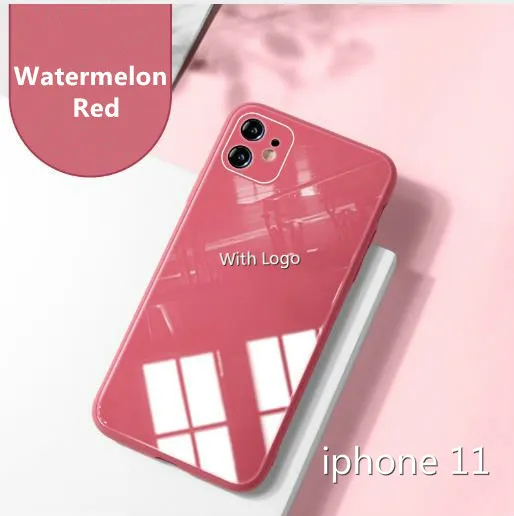 Стеклянный чехол с логотипом для iphone 7 8 6S 6 Plus 11 Pro X XS MAX XR SE телефона Apple plus 10
