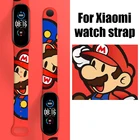 Ремешок силиконовый для часов Mi Watch 3456, с принтом Супер Мэри