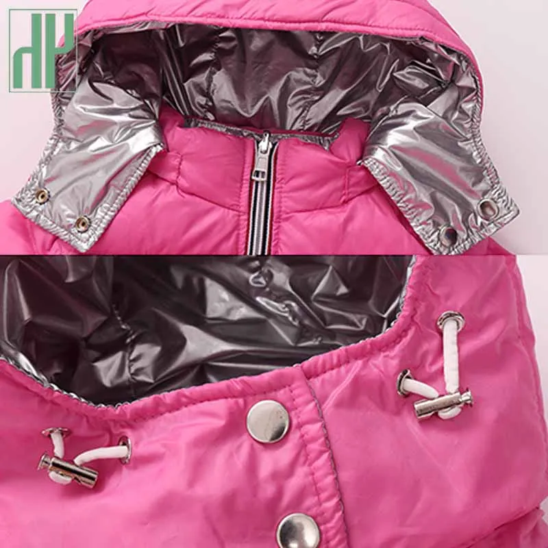 Зимняя куртка для маленьких девочек детская водонепроницаемая одежда плотная