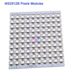100 шт. светодиодный доска радиатора WS2812B светодиодный чипы с (10 мм * 3 мм) WS2811 IC встроенным DC5V 5050 SMD RGB черныйбелый печатных плат