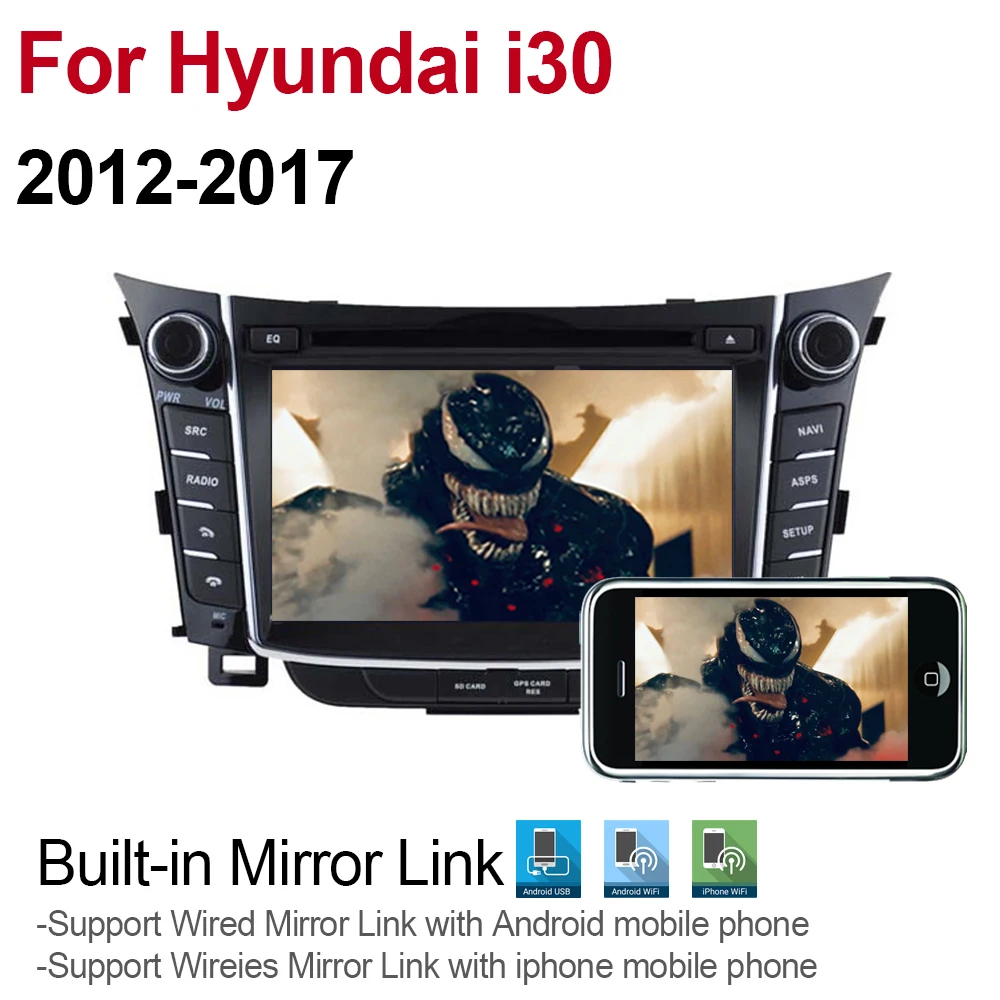 ZaiXi 4 ГБ android 9 0 автомобильный dvd плеер для Hyundai i30 2012 ~ 2017 Мультимедиа GPS навигация