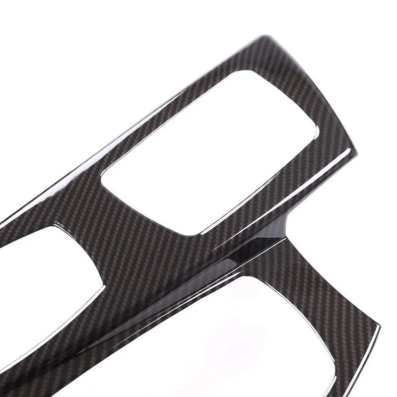 Автомобильный Стайлинг из углеродного волокна мультимедиа передача подлокотник