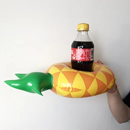 Pineapple 24 стиля мини надувная форма воды плавательный бассейн напиток чашка подставка держатель поплавок игрушки подставки для воды напитков пивная бутылка - Цвет: Pineapple