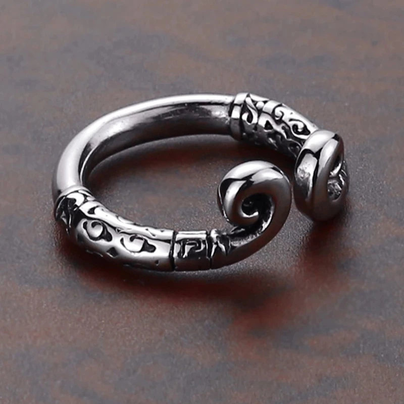 Классический вуконг желаемое золотой обруч кольцо в винтажном стиле Парные