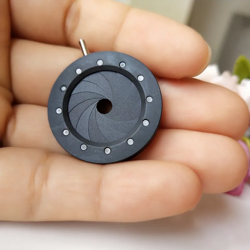 

50pcs 1.2 to 18MM Amplifying Diameter Digital Camera Microscope Adapter Zoom Optical Iris Diaphragm Aperture Condenser 12 Blades