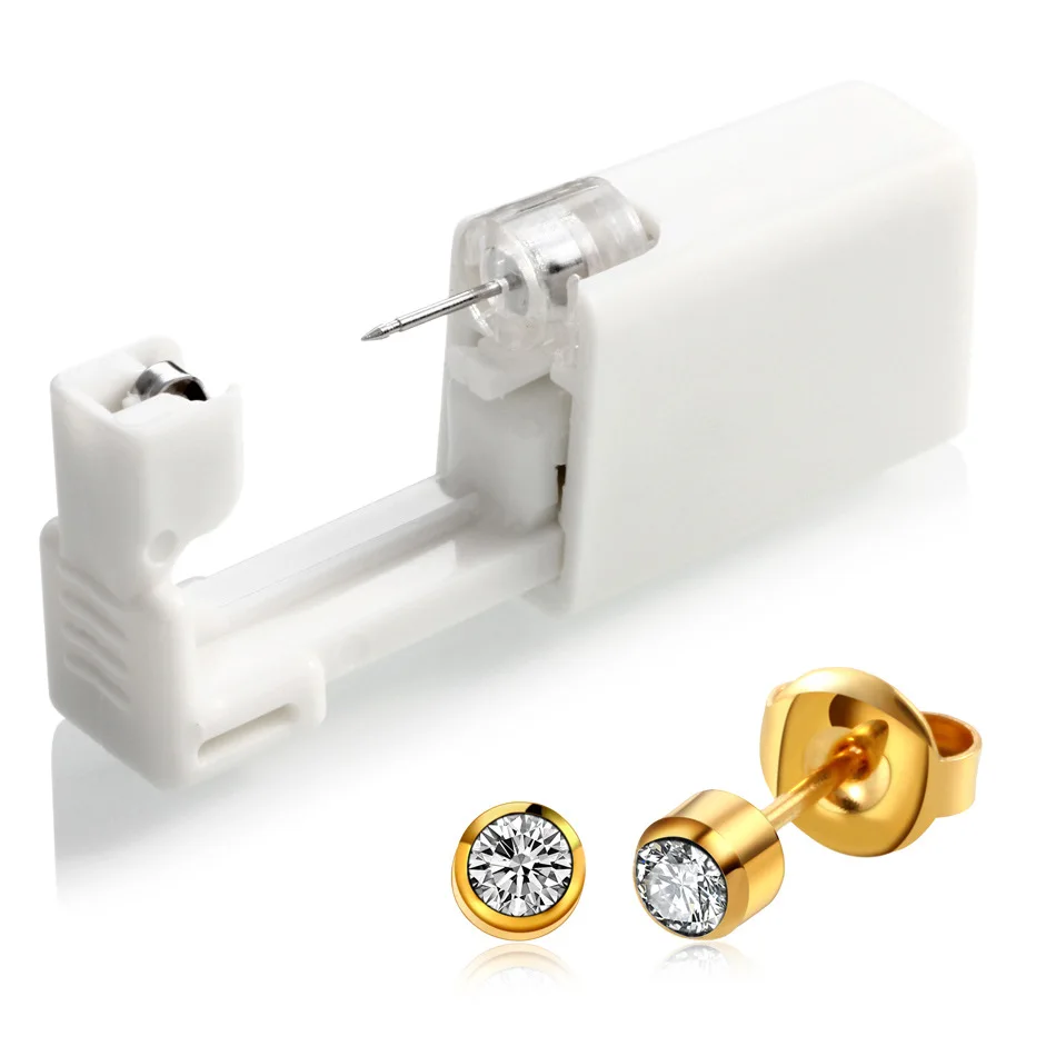 Одноразовые безболезненные ушные прибор для пирсинга хряща спираль пистолет