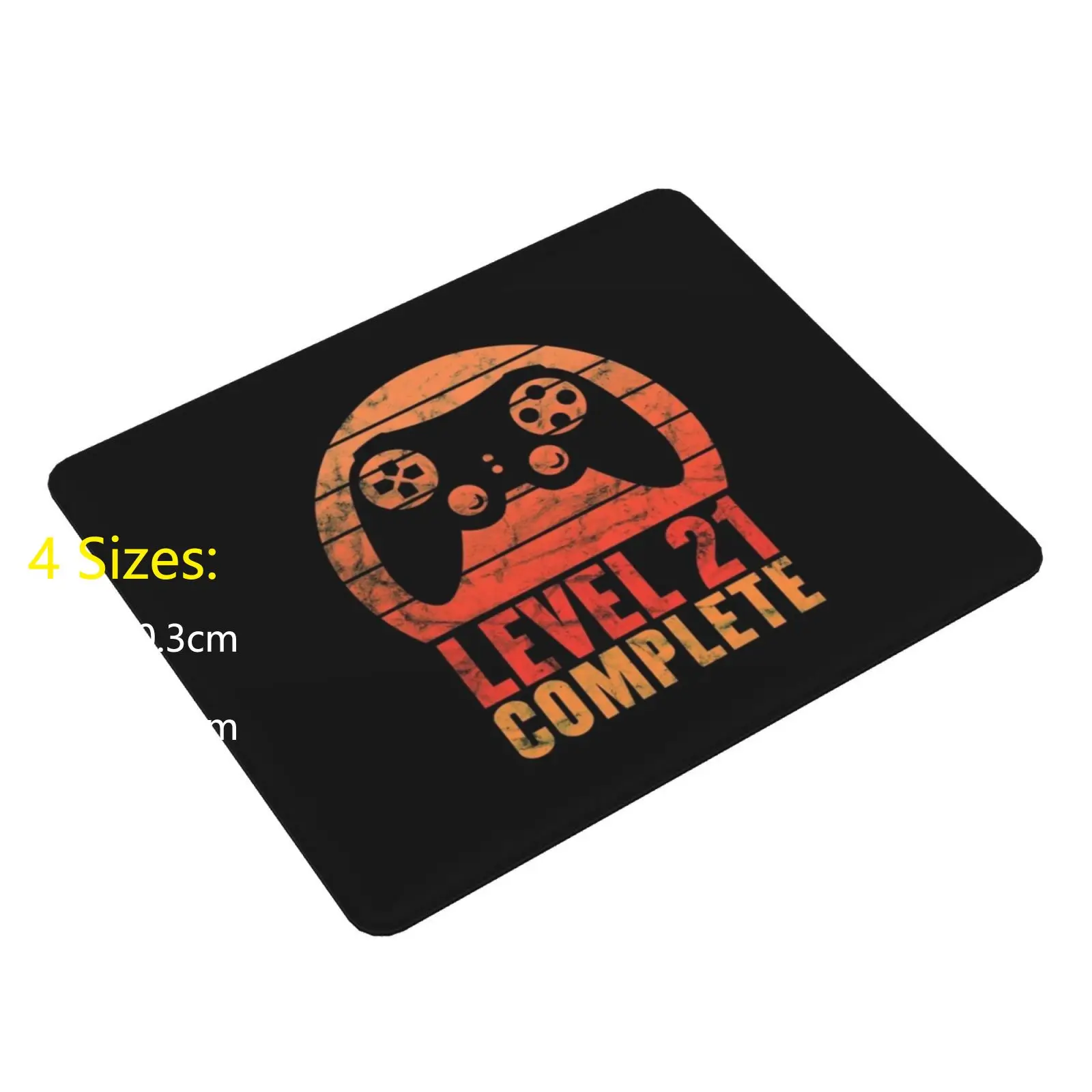 

Level 21 Complete Vintage Shirt 21th Wedding Anniversary Tee Mouse Pad DIY Print Anniversary Gamers Gift