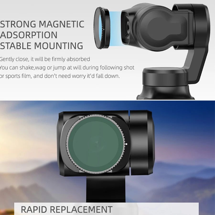Набор фильтров FIMI область ладони/2 MCUV CPL ND ND4/8/16/32 для объектива Gimbal Protector Camera Accessories