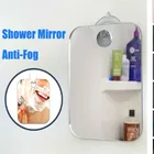Акриловое противотуманное зеркало для душа для ванной комнаты, безтуманное зеркало для ванной комнаты, дорожное мужское зеркало для бритья 13*17 см 82