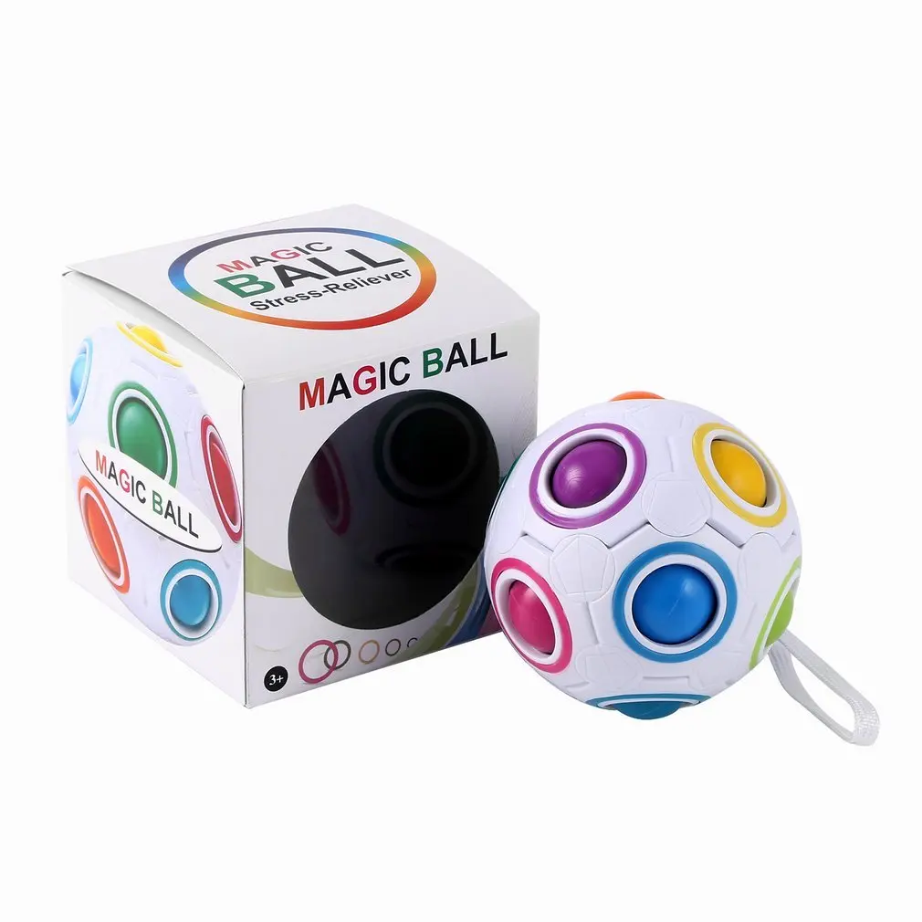

Креативный волшебный шар антистресс Радужный футбольный пазл Монтессори детские игрушки для детей игрушка для снятия стресса
