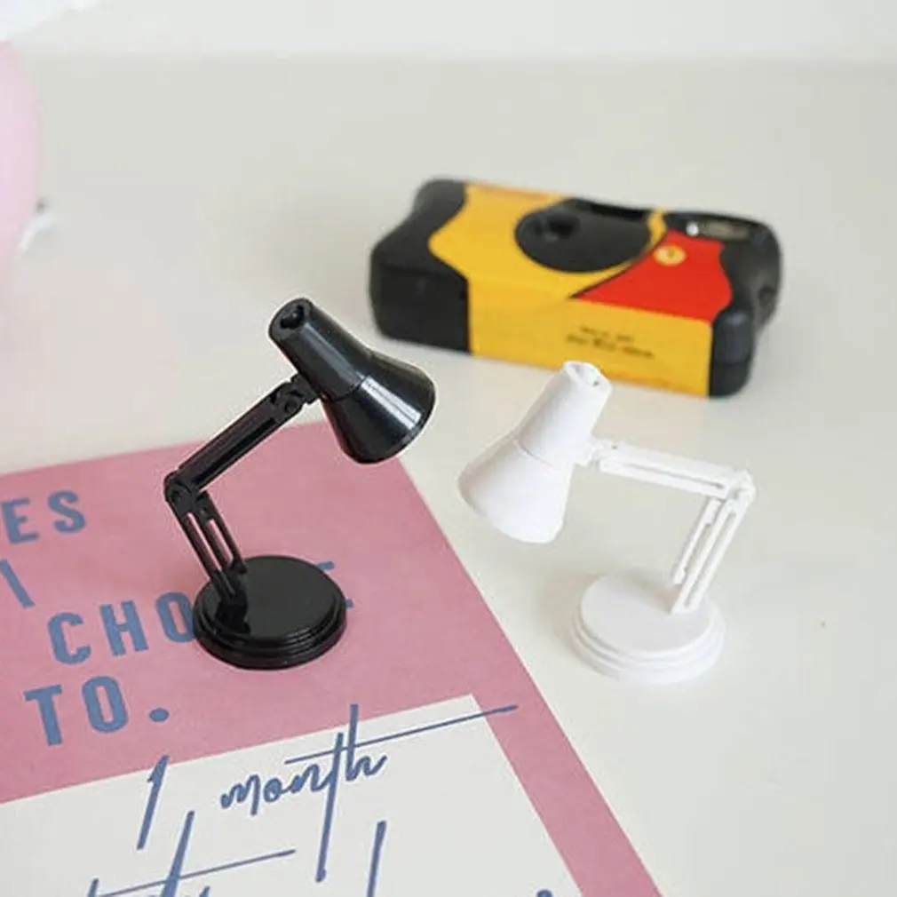 

Adjustable Miniature Lamp LED Mini Table Lamp Eye Protections Night Lights With Clip Dollhouse Accessories