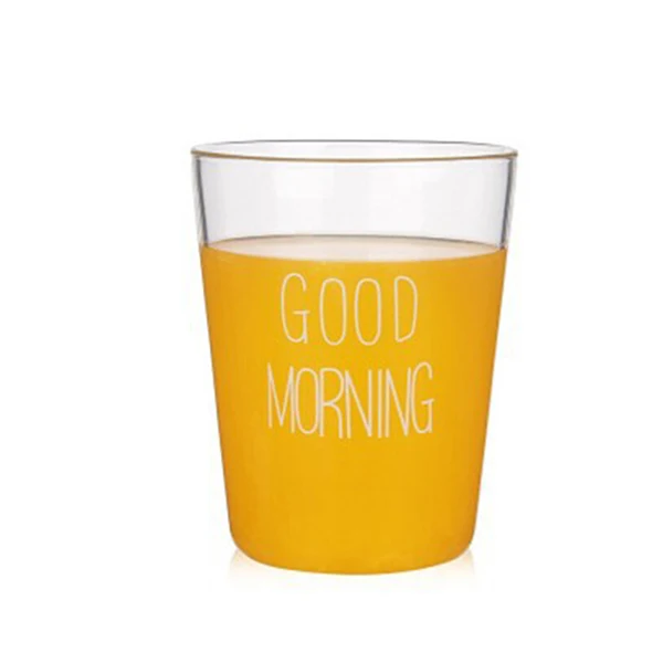 Homies 1 шт. 400 мл Красивая стеклянная чашка для завтрака кружка кофе чая молока