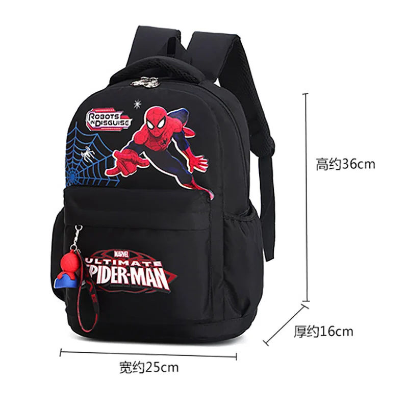 Disney Cartoon Anime Children's School Bag 2021 New Cartoon Spiderman Kids Backpack Boys Girs Primary School Student Schoolbag