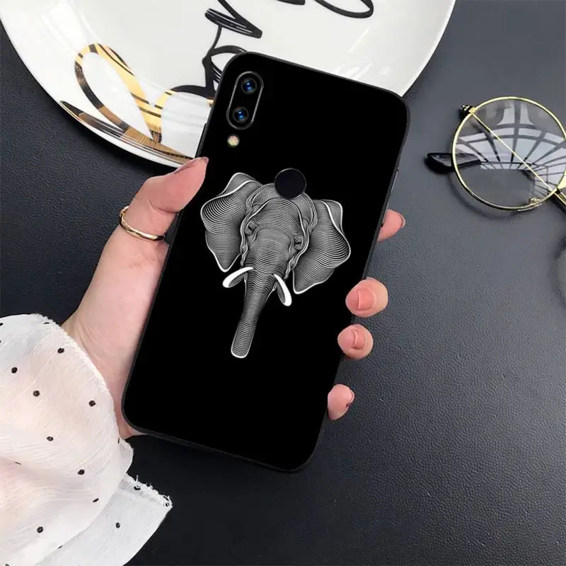 

Animal line Art Phone Cases For Xiaomi Redmi Note 4 4x 5 6 7 8 pro S2 PLUS 6A PRO