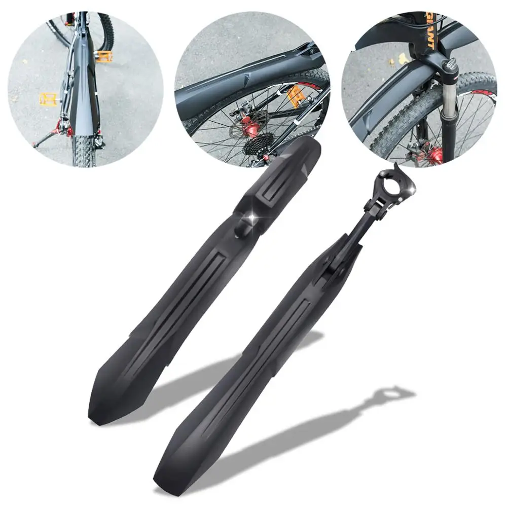 

2 Pcs Bike Fender Front Rear MTB Bike Mud Guards Cycling Tire Mudguard Bike Mudguard Mountain Bike Mudguards