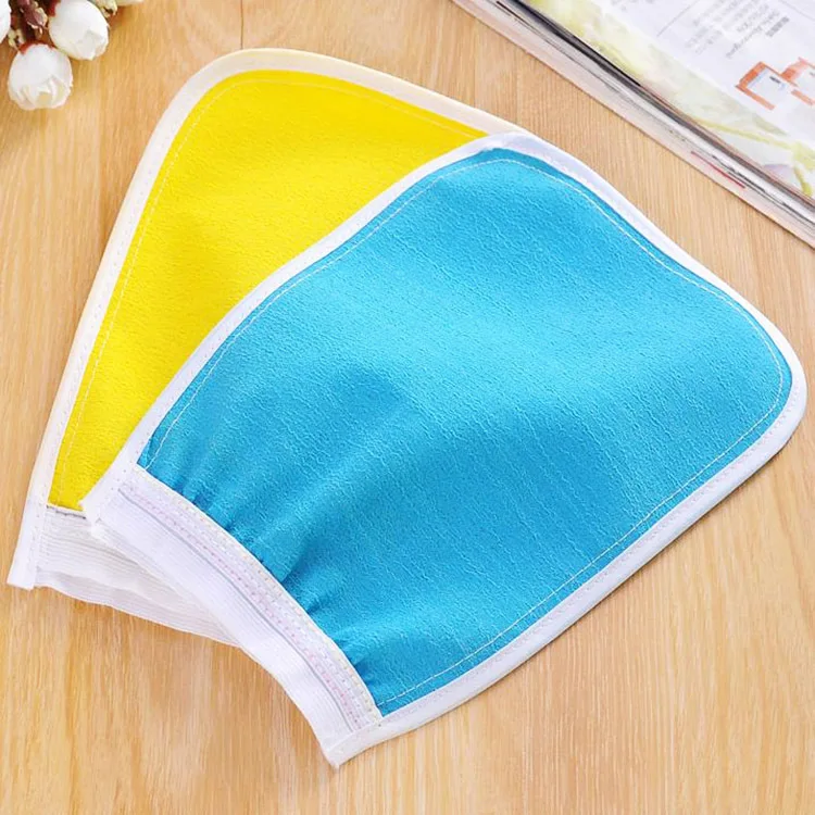 

Korean-style Hole-Rub Bath Towel Large Size Bath Towel Thick Rubbing Bath Towel Back Rub Towel Solid Color Bath Gloves