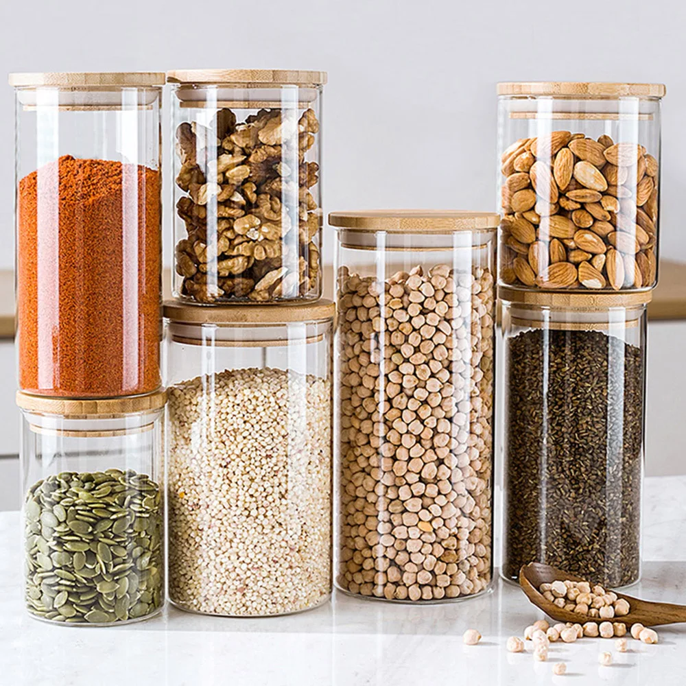 2 шт. коробка для хранения еды с крышкой деревянная Герметичная крышка кухонные