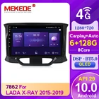 Автомобильный мультимедийный плеер Mekede BT5.0, 6 ГБ + 128 Гб, QLED 1280*720, Android 10.0, GPS, для LADA Xray, X ray 2015 - 2019