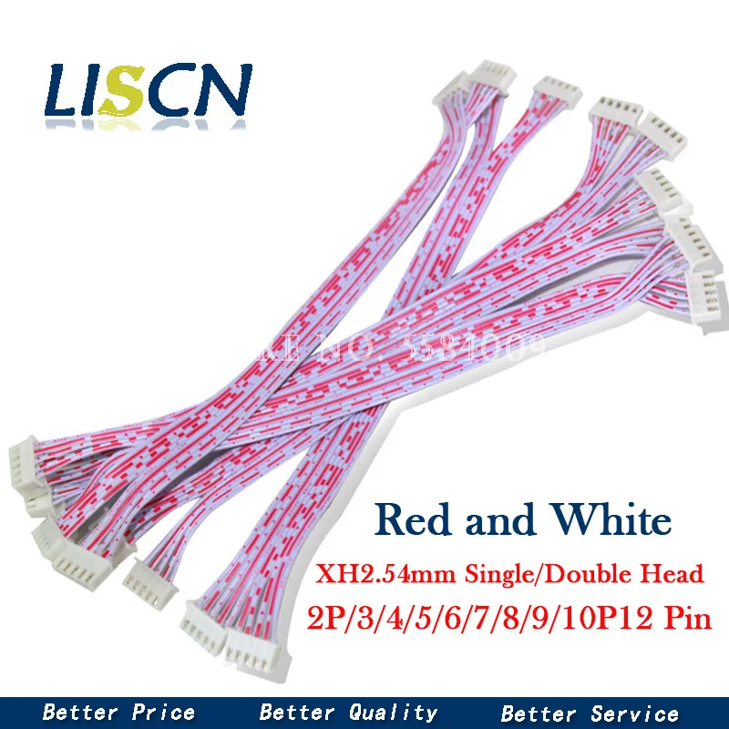 

10PCS JST XH2.54 XH 2.54mm Single/Double Head Wire Cable Connector 2P/3/4/5/6/7/8/9/10P12 Pin Pitch Red Blue Male Female Plug