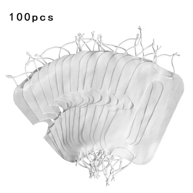100 шт./пакет белый нетканый материал подушечки для глаз санитарно-гигиенический