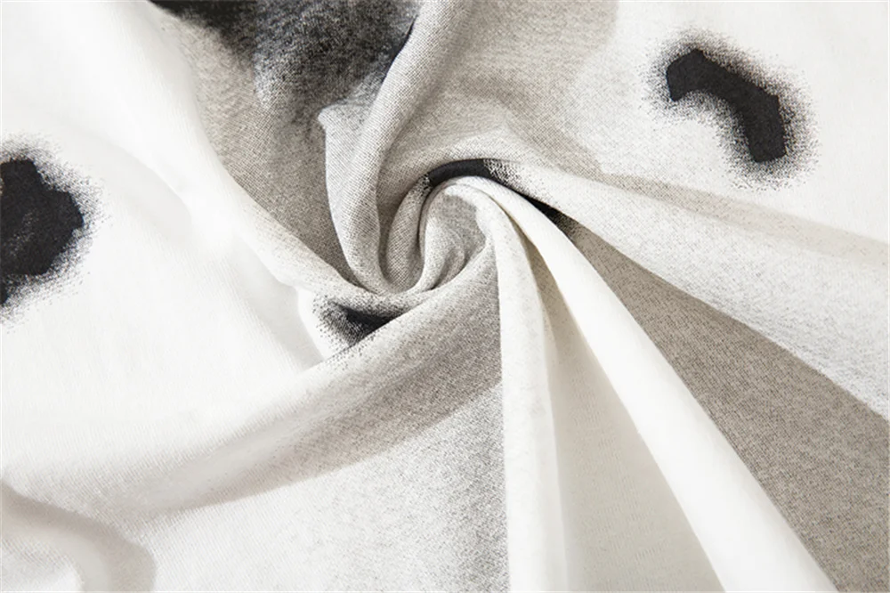 

LINDSEY SEADER Men's T Shirt Mysterious Palm Printed Hip Hop Summer Short Sleeve Oversized Casual Harajuku Top Tees Clothes