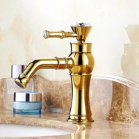 european brass basin faucets bathroom vanity mixer balcony deck mounted single hole wash basin tap hot and cold water faucet