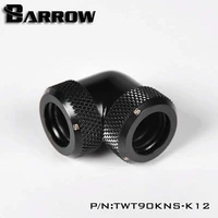 barrow pc water cooling 90 degree fitting tube connector sliding tubing for od12od14mm hard tube twt90kns k12 twt90kns k14