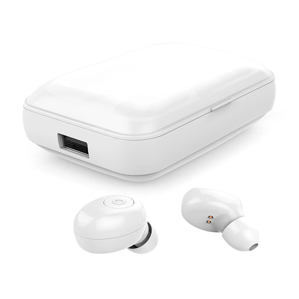 Bluetooth наушники беспроводные BT5.0 наушники F9 светодиодный дисплей спортивные стерео наушники IPX7 Водонепроницаемая гарнитура с микрофоном для смартфона