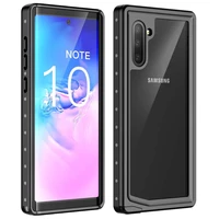 for note9 ip68 waterproof case shock dirt snow proof protection with touch id for samsung galaxy note 10 10plus case cover skin