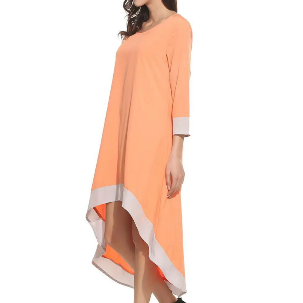 Повседневное женское платье свободного кроя готического размера плюс летнее |