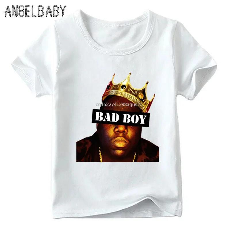 Одинаковые Семейные наряды 2pac/Biggie Smalls футболка с принтом для мальчиков и девочек