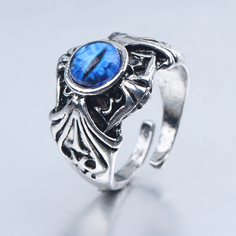 

Кольца с волшебными глазами для мужчин и женщин, мужские парные кольца обещания, готические кольца из сплава в стиле ретро, праздничный Банк...